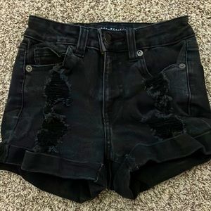 Black shorts size 00 from Aeropostale